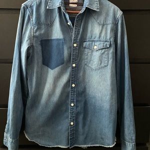 Gap x GQ denim shirt